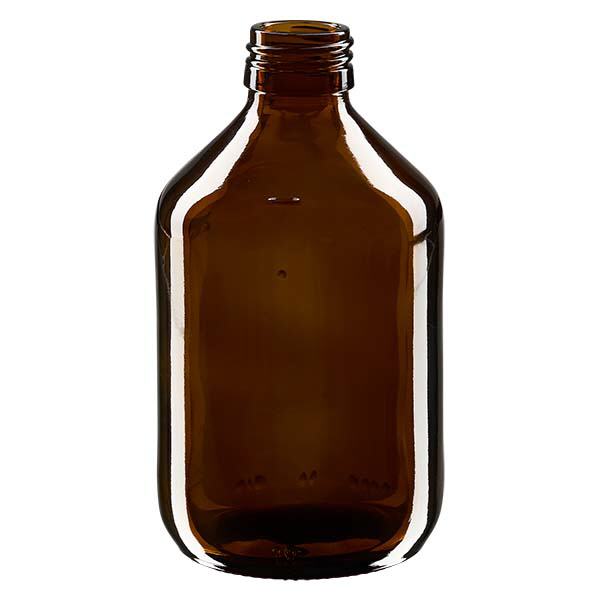 300 ml medicinflaske brun, uden hætte PP28 ApoGlas. Farmaceutisk kvalitet fra EU-produktion. 28 mm gevind. (sirup, let glasflaske) 300 ml medicinflaske brun, uden hætte PP28 ApoGlas. Farmaceutisk kvalitet fra EU-produktion. 28 mm gevind. (sirup, let glasflaske)