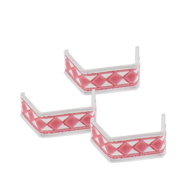 U-clip tape fastener rød/hvid (pakke med 100) 33 mm. Fremstillet af rødt/hvidt papir og trådindlæg. Bøjet klar til brug. 7x33 mm. U-clip tape fastener rød/hvid (pakke med 100) 33 mm. Fremstillet af rødt/hvidt papir og trådindlæg. Bøjet klar til brug. 7x33 mm.