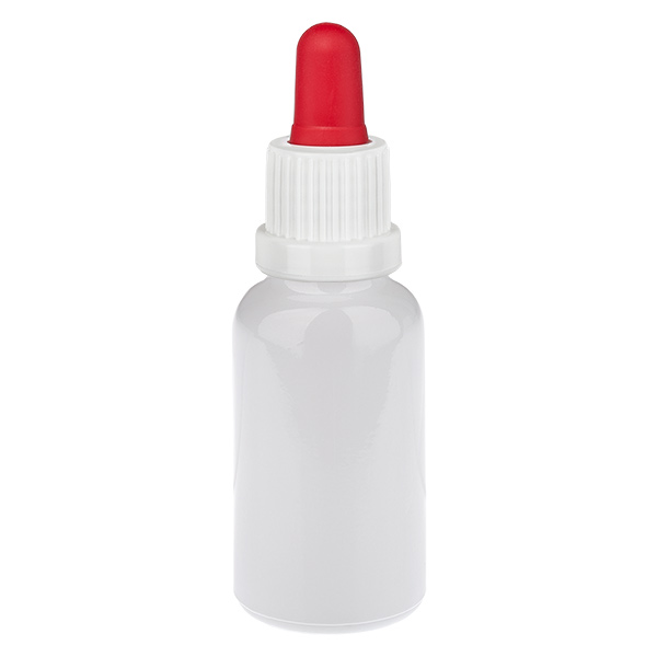 20 ml pipetteflaske hvid/rød originalitetslukning WhiteLine UT18/20 20 ml pipetteflaske hvid/rød originalitetslukning WhiteLine UT18/20