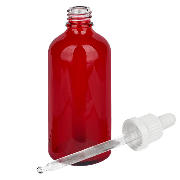 100 ml pipetteflaske hvid OV RedLine UT18/100 100 ml pipetteflaske hvid OV RedLine UT18/100