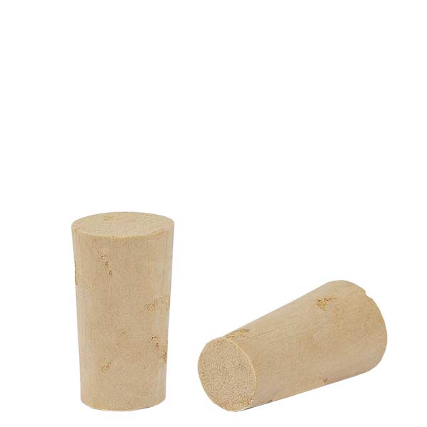 Kork til åbning 10 mm (ø9/12, H=21,5 mm)