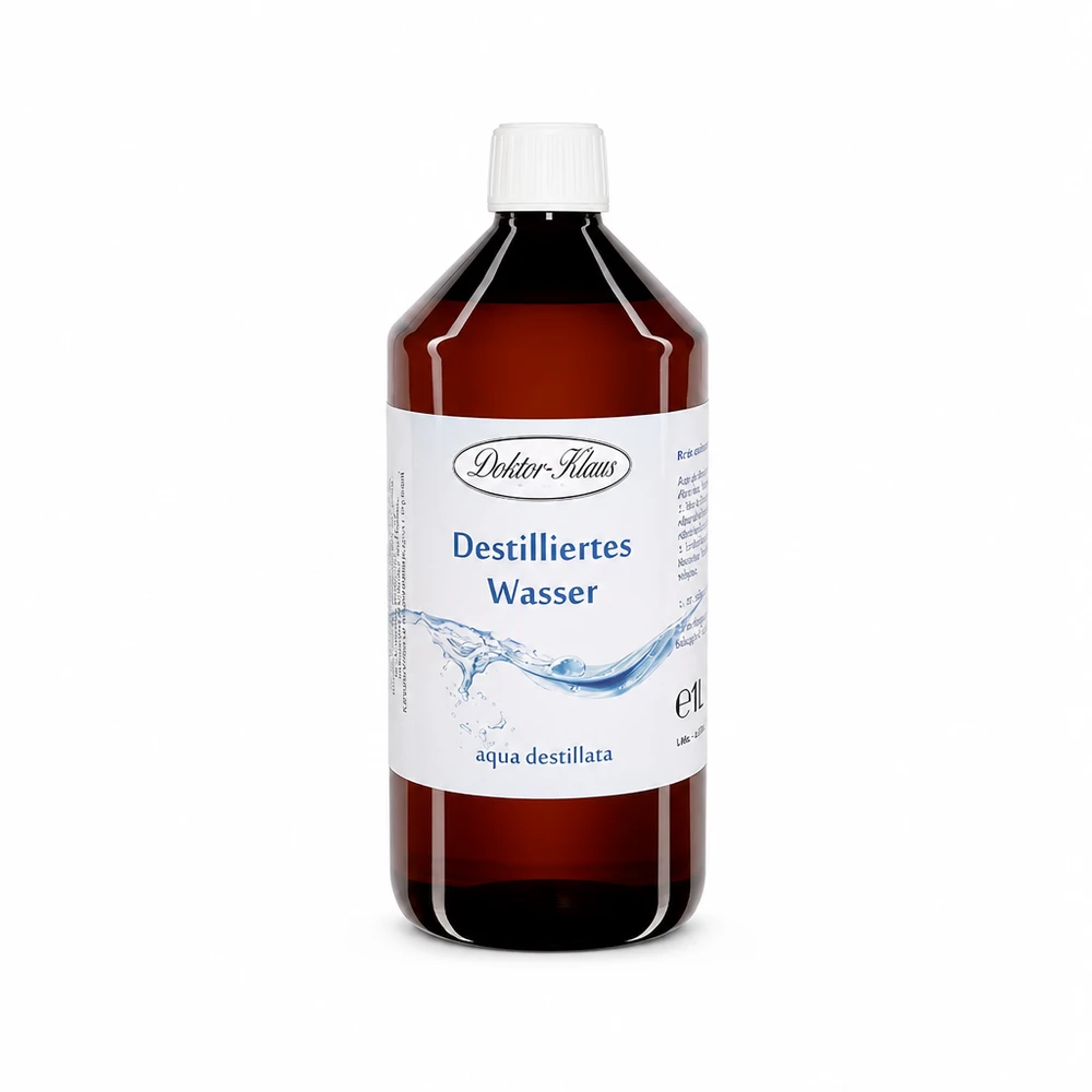 1 liter destilleret vand Doktor Klaus 1 liter destilleret vand Doktor Klaus