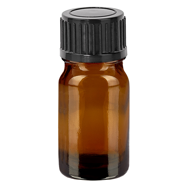 5ml flaske 11mm SV sort STD BrownLine UT18/5