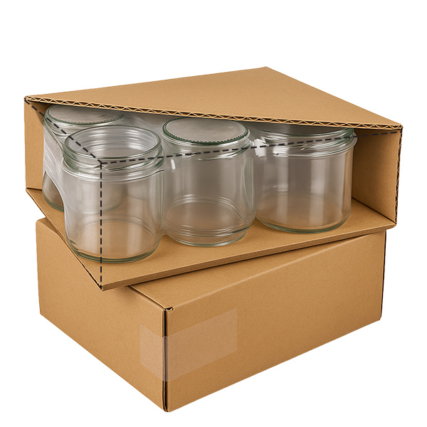 230 ml glas med skrå kant + BasicSeal låg, hjerteformet, mint UNiTWIST