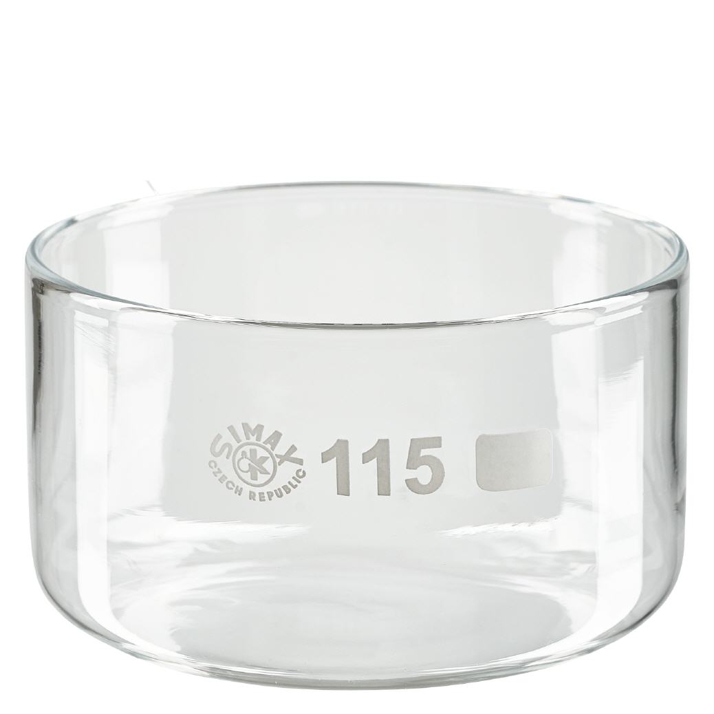 Krystalliseringsskål 500 ml uden tud Borosilikat