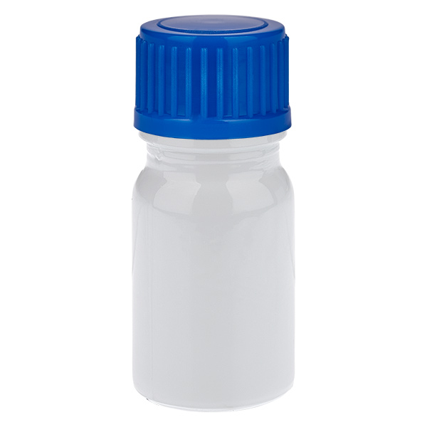 5 ml flaske 11 mm skruelåg blå standard WhiteLine UT18/5 5 ml flaske 11 mm skruelåg blå standard WhiteLine UT18/5