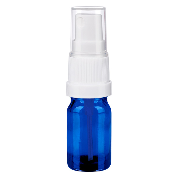 5 ml sprayflaske hvid/tr. STD BlueLine UT18/5