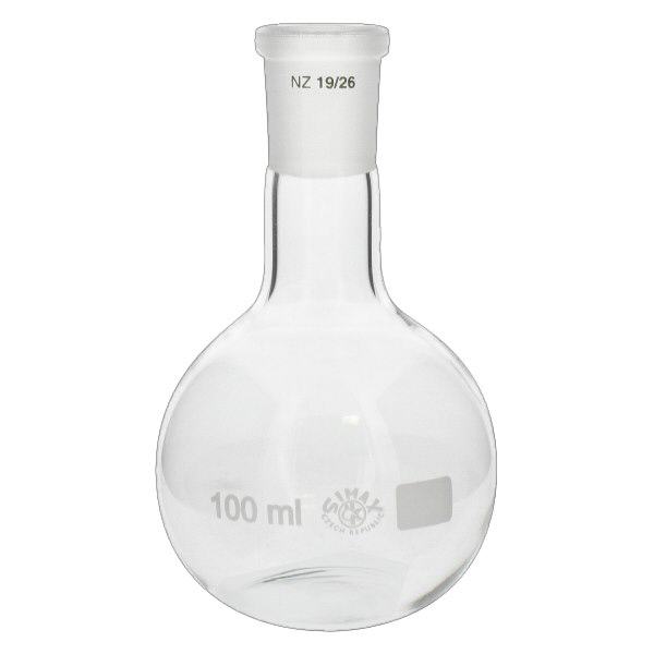 100 ml kolbe med standard slebet led (19/26)