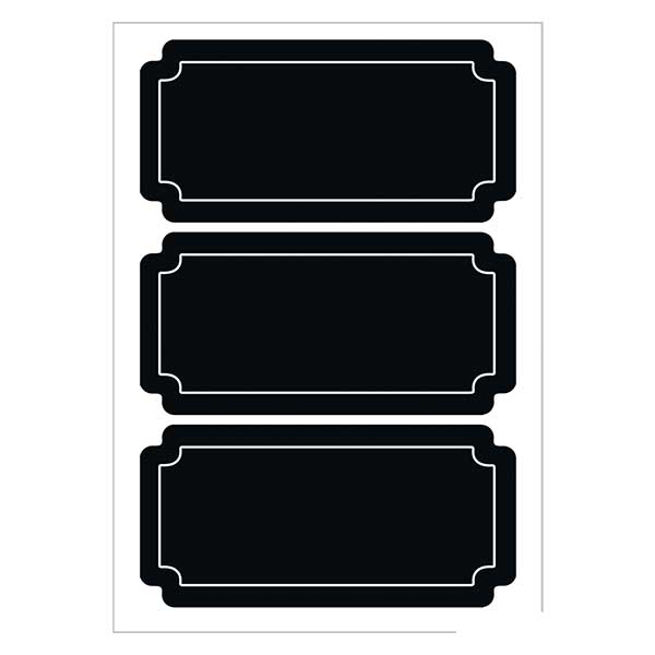 Tavleetiketter "Signs" (6 klistermærker) | 2 ark = 6 klistermærker. Tavleetiketter "Signs" (6 klistermærker) | 2 ark = 6 klistermærker.