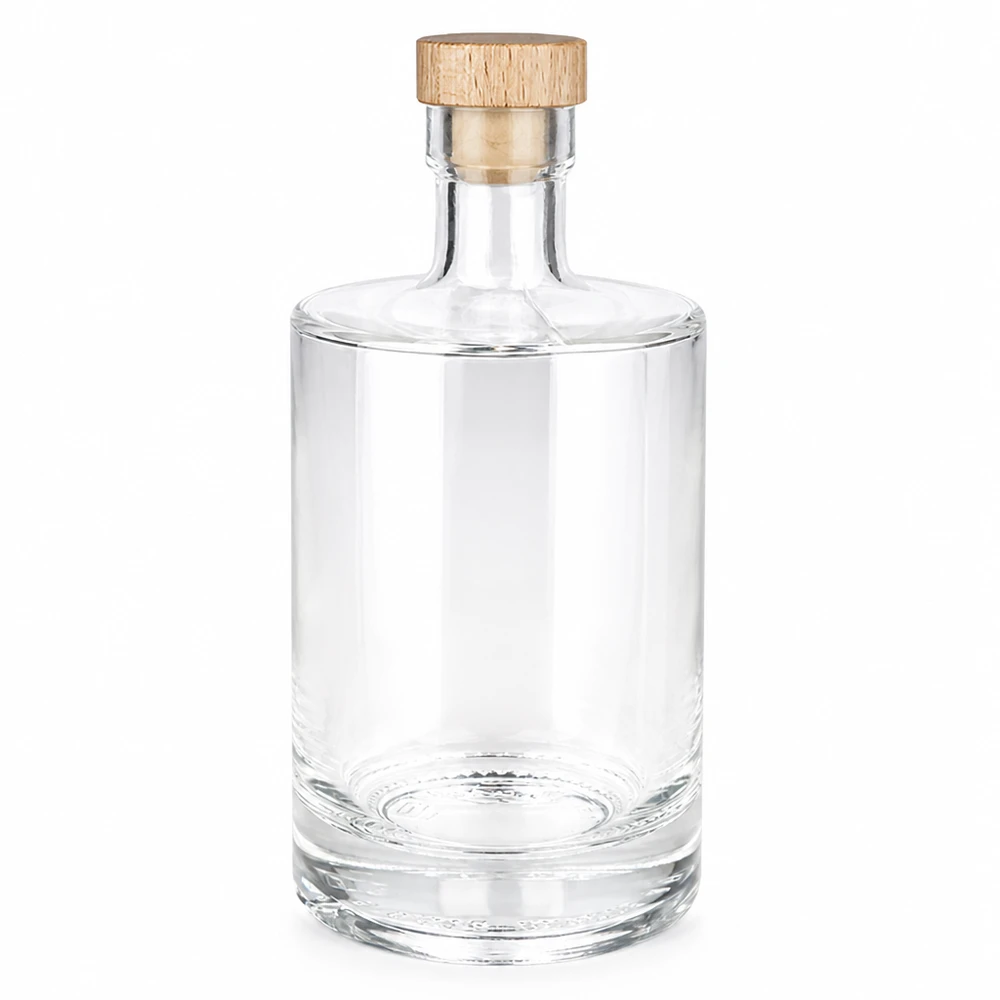 500 ml glasflaske 500ml Glasflasche "Marie" mit Holzgriff-Korken UNiTWIST med træhåndtag UNiTWIST® 500 ml glasflaske Marie med træhåndtag kork UNiTWIST - tom gennemsigtig flaske med korkprop af træ