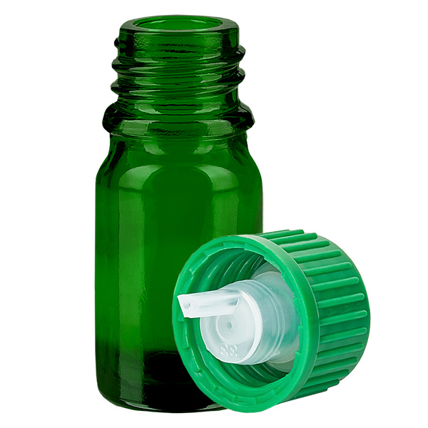 5 ml Dropperflaske 0,8 mm grøn STD GreenLine UT18/5 5 ml Dropperflaske 0,8 mm grøn STD GreenLine UT18/5
