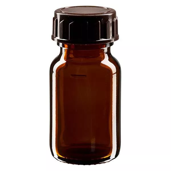 30 ml medicinflaske brun, med hætte i brun ApoGlas. Farmaceutisk kvalitet fra EU-produktion. 28 mm (PP28) gevind. (sirup, let glasflaske) 30 ml medicinflaske brun, med hætte i brun ApoGlas. Farmaceutisk kvalitet fra EU-produktion. 28 mm (PP28) gevind. (sirup, let glasflaske)