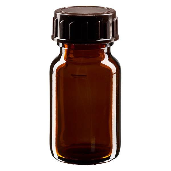 30 ml medicinflaske brun, med hætte i brun ApoGlas. Farmaceutisk kvalitet fra EU-produktion. 28 mm (PP28) gevind. (sirup, let glasflaske) 30 ml medicinflaske brun, med hætte i brun ApoGlas. Farmaceutisk kvalitet fra EU-produktion. 28 mm (PP28) gevind. (sirup, let glasflaske)