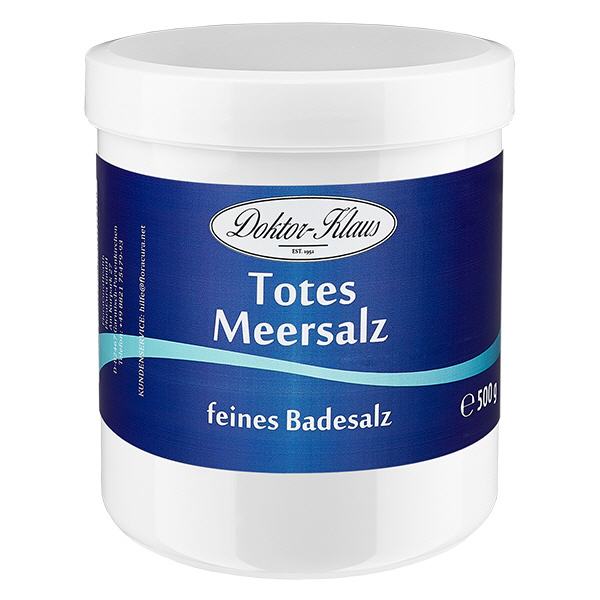 500 g Premium badesalt fra Det Døde Hav Doctor Klaus 500 g Premium badesalt fra Det Døde Hav Doctor Klaus