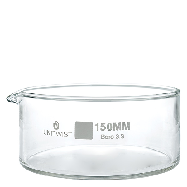 Krystalliseringsskål ø150mm borosilikatglas UNiTWIST Krystalliseringsskål ø150mm borosilikatglas UNiTWIST
