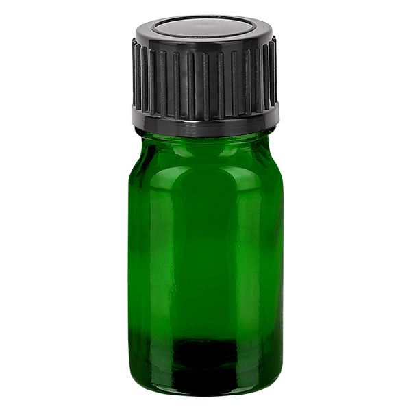 5ml flaske 11mm SV sort STD GreenLine UT18/5 5ml flaske 11mm SV sort STD GreenLine UT18/5