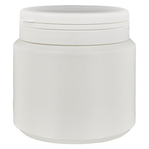 Kapselæske 500 ml hvid med Jaycap OV hvid