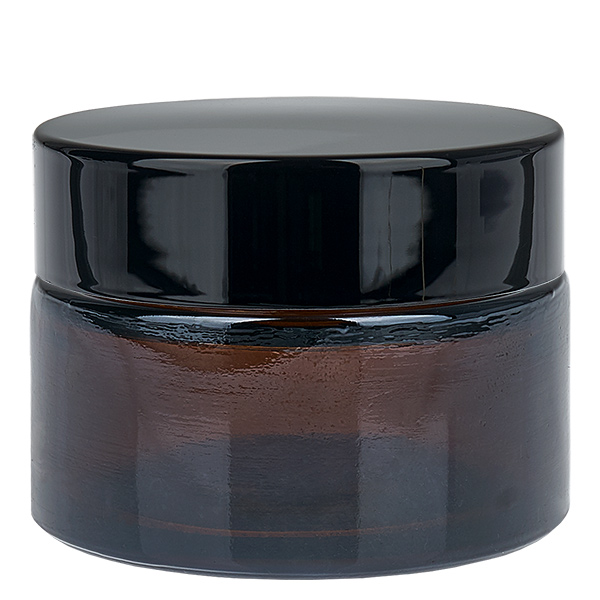 Glaskrukke 30 ml brun med indsatslåg UNiTWIST Glaskrukke 30 ml brun med indsatslåg UNiTWIST