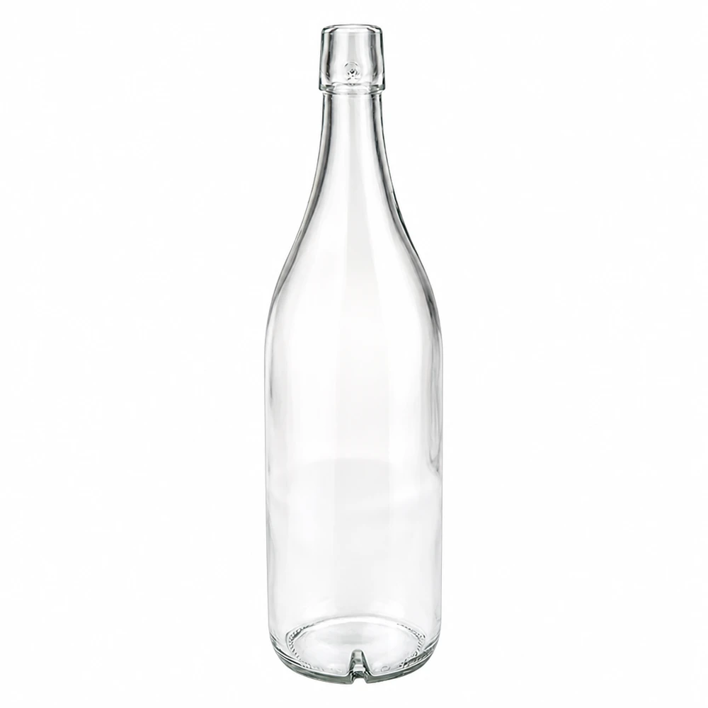 1000 ml glasflaske uden skruelåg UNiTWIST 1000 ml glasflaske UNiTWIST transparent uden skruelåg drikkeflaske tom