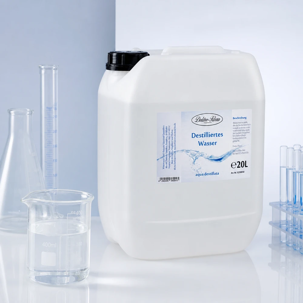 20 liter destilleret vand Doktor Klaus Doktor-Klaus destilleret vand 20 liter til laboratoriebrug og videnskabelige formål