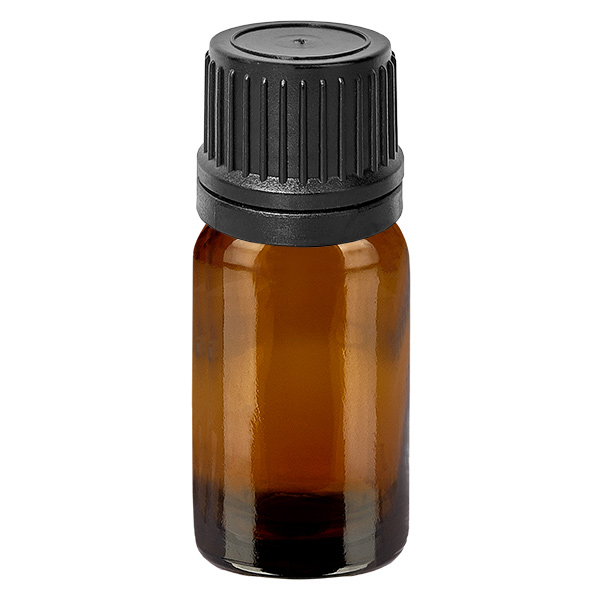 10 ml dråbeflaske 1 mm sort OV BrownLine UT18/10