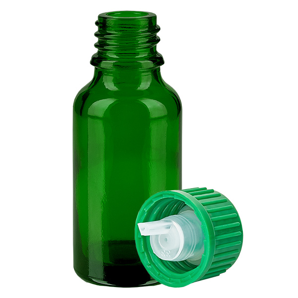 20 ml Dropperflaske 0,8 mm grøn STD GreenLine UT18/20 20 ml Dropperflaske 0,8 mm grøn STD GreenLine UT18/20