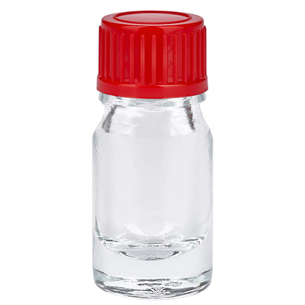 5ml flaske 11mm SV rød STD ClearLine UT18/5 5ml flaske 11mm SV rød STD ClearLine UT18/5