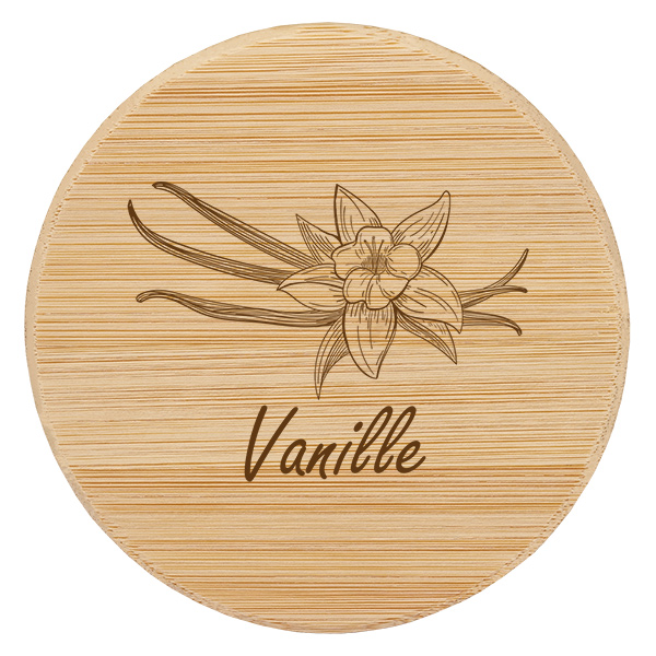 Kappe i træ "Vanille" til WECK RR60