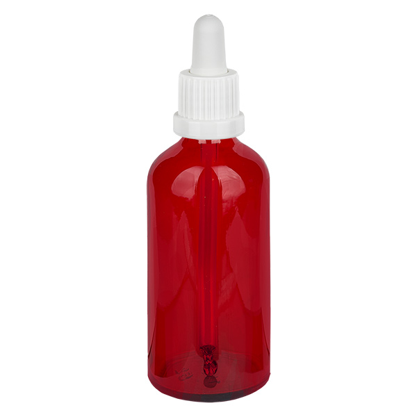 100 ml pipetteflaske hvid OV RedLine UT18/100 100 ml pipetteflaske hvid OV RedLine UT18/100
