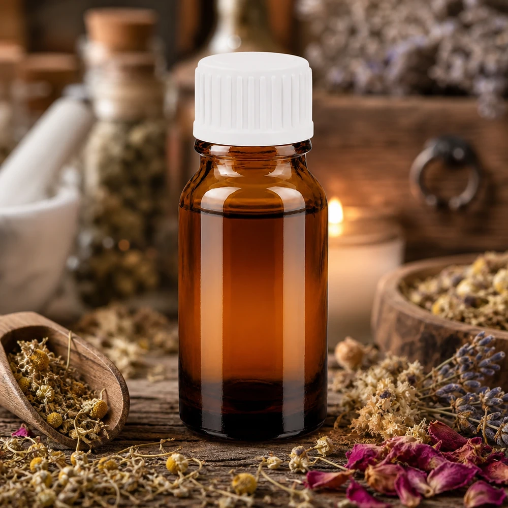 10 ml dråbeflaske 0,9 mm hvid STD BrownLine UT18/10 Kompakt 10 ml dråbeflaske med ergonomisk design til nem håndtering i naturopati.