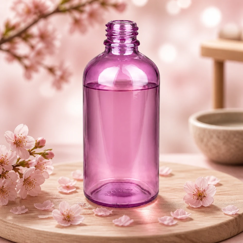 100 ml PurpleLine UT18/100 UNiTWIST-apoteksflaske PurpleLine violet 100 ml apoteksflaske med bred åbning for nem påfyldning og dosering