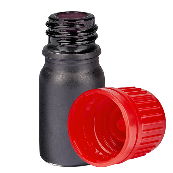 5 ml flaske 11 mm SV rød OV BlackLine UT18/5 5 ml flaske 11 mm SV rød OV BlackLine UT18/5