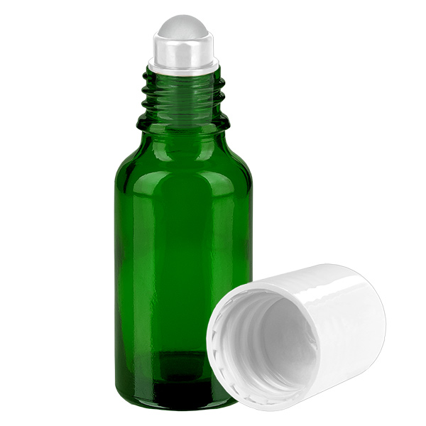 20 ml roll-on flaske hvid STD GreenLine UT18/20 20 ml roll-on flaske hvid STD GreenLine UT18/20