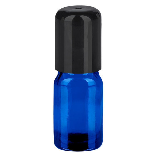 5 ml roll-on flaske sort STD BlueLine UT18/5