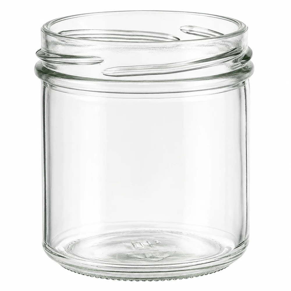 UNiTWIST Sturz167 - Briller med indhold 167 ml TO66 Tomme UNiTWIST-bægre 167 ml TO66 af gennemsigtigt glas til marmelade og konserves