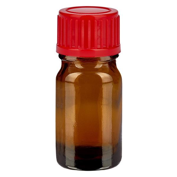 5ml flaske 11mm SV rød STD BrownLine UT18/5