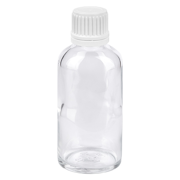 50 ml flaske 11 mm SV hvid OV ClearLine UT18/50 50 ml flaske 11 mm SV hvid OV ClearLine UT18/50