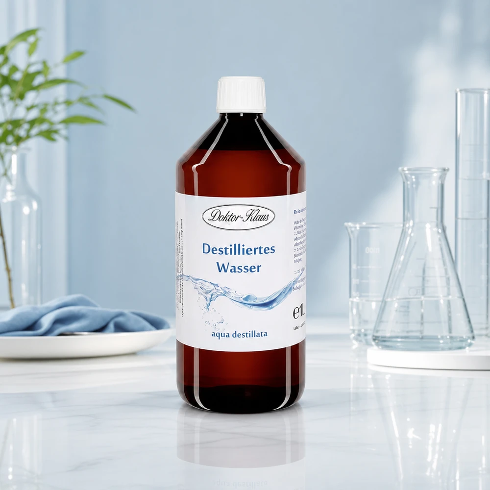 1 liter destilleret vand Doktor Klaus 1 liter destilleret vand Doktor Klaus