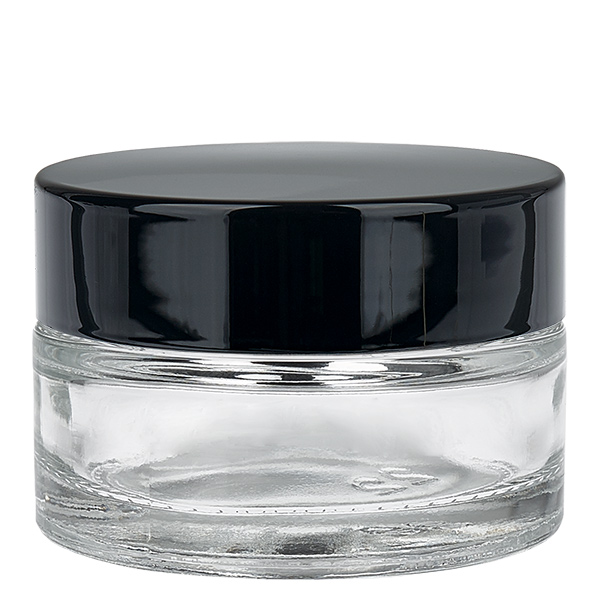 Glaskrukke 20 ml klar med indsatslåg UNiTWIST Glaskrukke 20 ml klar med indsatslåg UNiTWIST