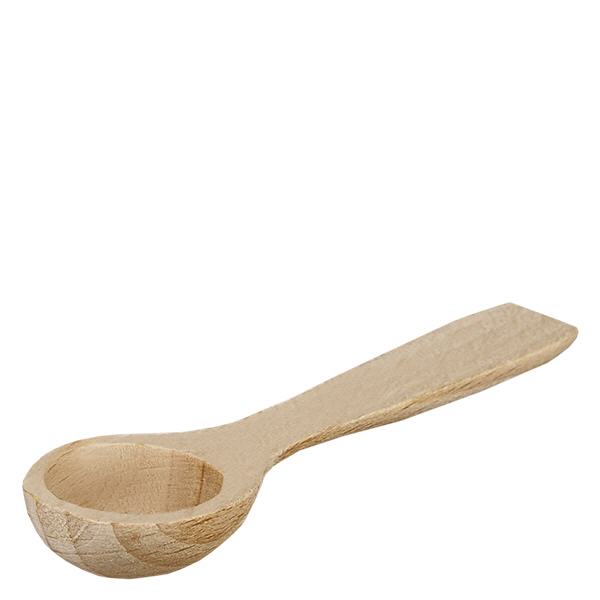 Træspade størrelse S skeform 7,7 cm lang