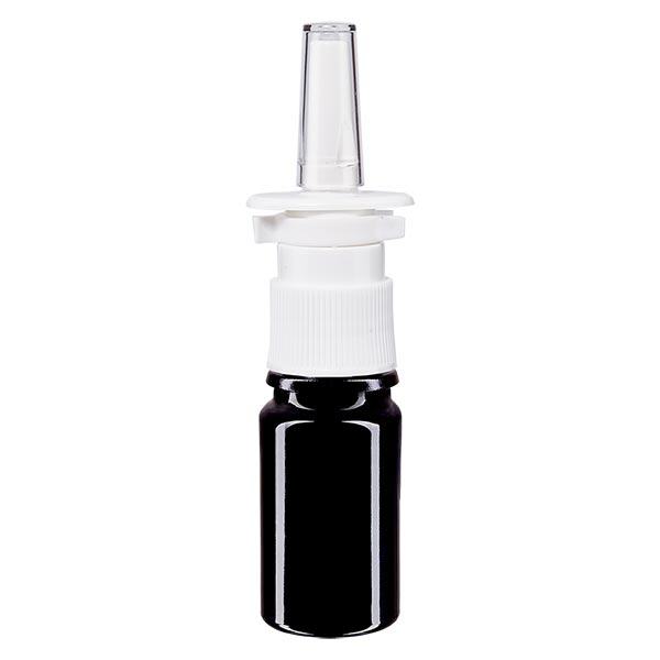 Apoteksflaske viol. 5ml næseforstøver hvid St Apoteksflaske viol. 5ml næseforstøver hvid St