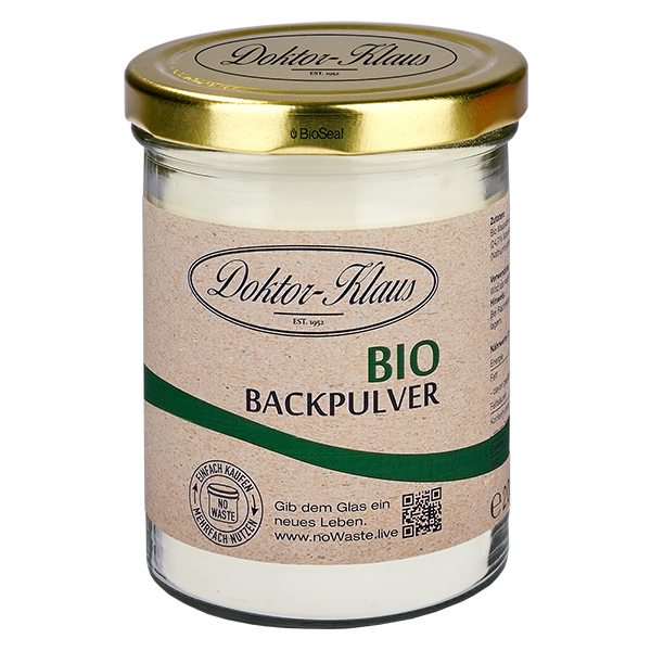 200 g økologisk bagepulver Doktor-Klaus noWaste 200 g økologisk bagepulver Doktor-Klaus noWaste