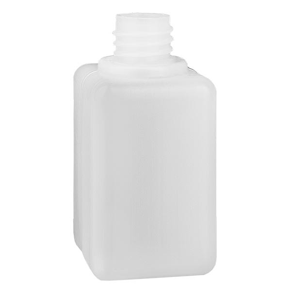 Kemikalieflaske 50 ml, smal hals fremstillet af PE-HD, naturfarve, GL 18 Kemikalieflaske 50 ml, smal hals fremstillet af PE-HD, naturfarve, GL 18