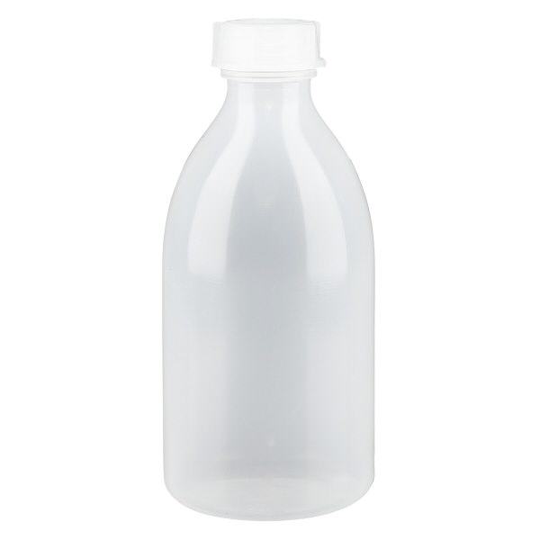 250 ml skrueflaske, laboratorieflaske med smal hals 250 ml skrueflaske, laboratorieflaske med smal hals