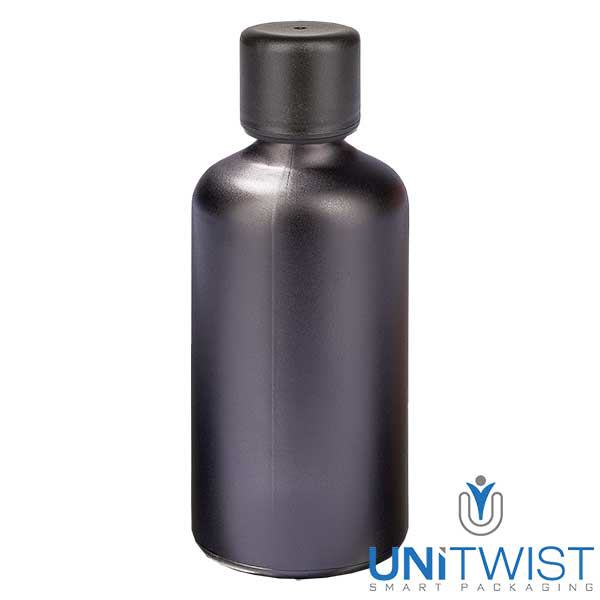 100 ml flaske 6 mm SV OV BlackL. UT18/100