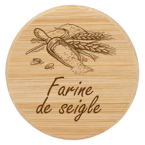Træcover "farine de seigle" til WECK RR100 Træcover "farine de seigle" til WECK RR100