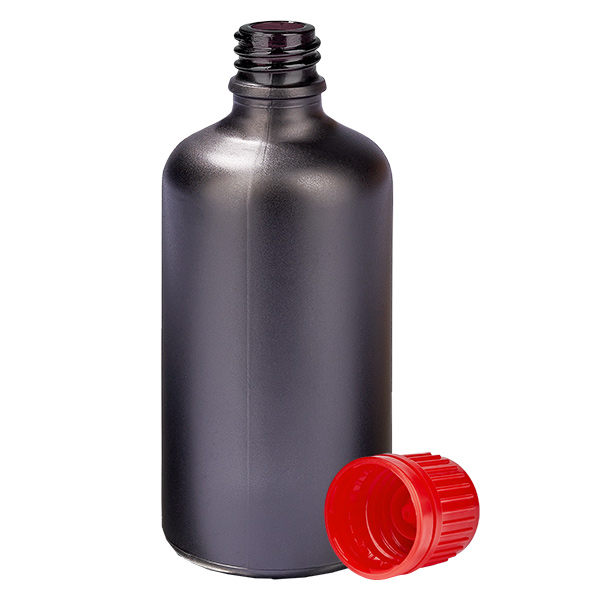 100 ml flaske 11 mm SV rød OV BlackLine UT18/100 100 ml flaske 11 mm SV rød OV BlackLine UT18/100