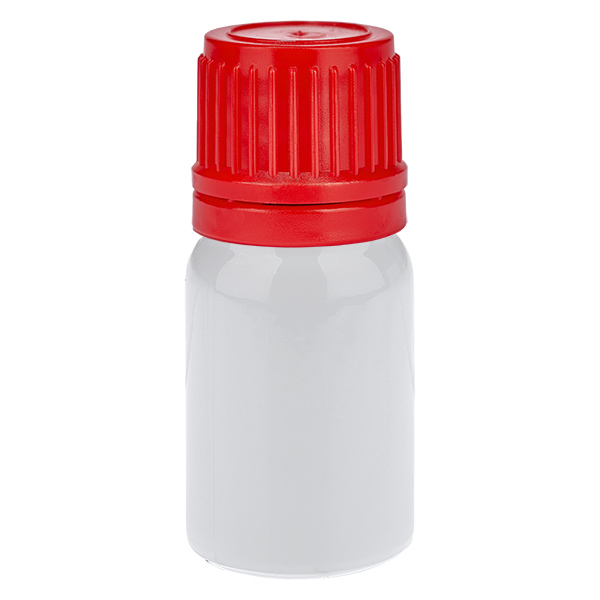 5 ml flaske 11 mm skruelåg rød originalitetslås WhiteLine UT18/5 5 ml flaske 11 mm skruelåg rød originalitetslås WhiteLine UT18/5