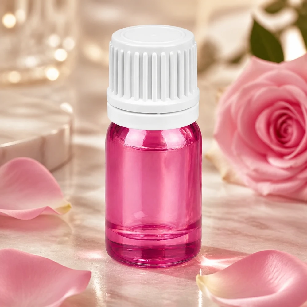 5 ml dråbeflaske 0,7 mm hvid Originality skruelåg PurpleLine UT18/5 5 ml dråbeflaske PurpleLine hvid OV UT18/5 til kosmetik og æteriske olier 120 tegn