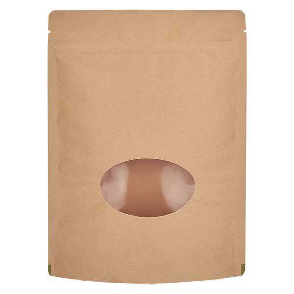 Ekstra stærk bundpose med vindue 160x230mm. Fremstillet af natronpapir. Indvendigt med fødevaresikkert pergament. Med krydsende bund. Ekstra stærk bundpose med vindue 160x230mm. Fremstillet af natronpapir. Indvendigt med fødevaresikkert pergament. Med krydsende bund.